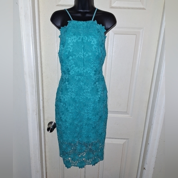 Bisou Bisou lace floral dress size 2 - Picture 1 of 5